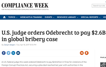 U.S. judge orders Odebrecht to pay $2.6B