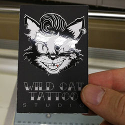 Biglietto da visita lucidato