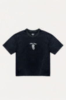 Black Mineral Wash "Tokyo, Japan" Boxy T-Shirt