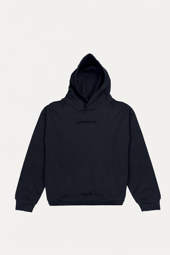 完売品【美品】OAF HOODIE JERSEY TOP BLACK Knit Felpa and Jersey Mash Up Hoodie Faded Black | The Webster
