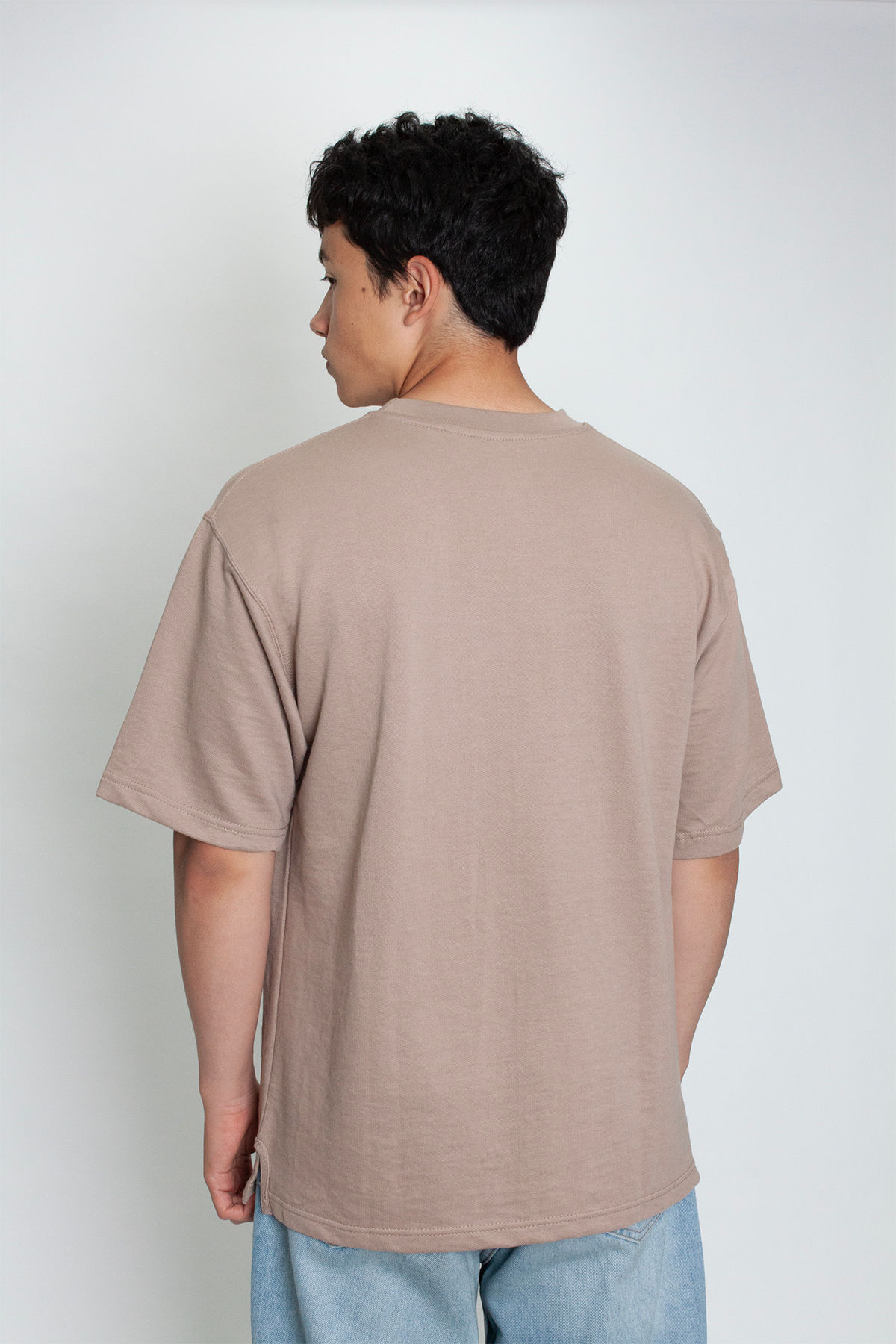 Irish Cream French Terry Boxy T-Shirt