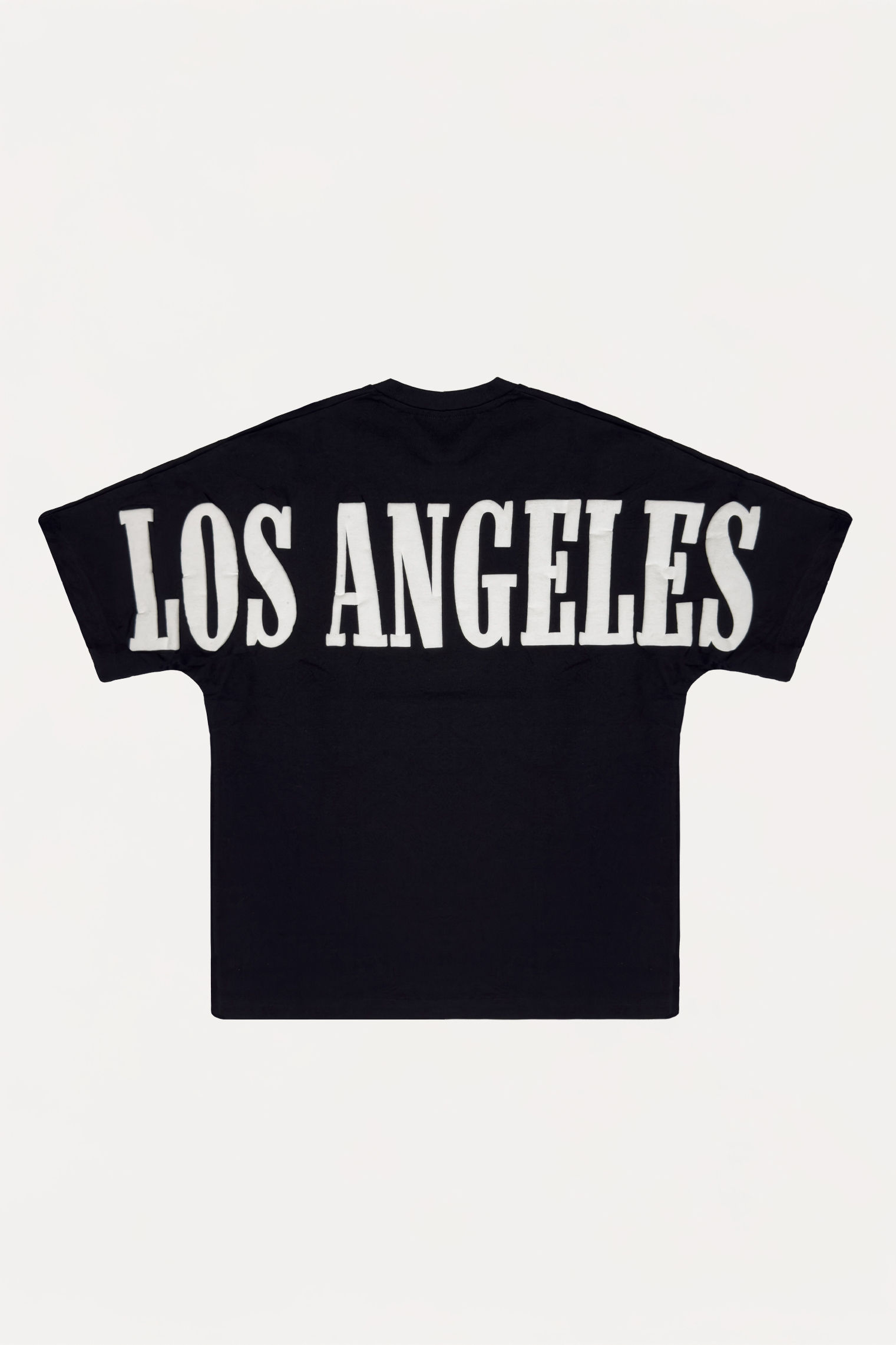 Black "Los Angeles Rose" Loose Fit T-Shirt