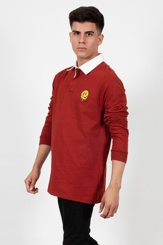 Smiles make me HAPPY POLOジャケット Paprika 