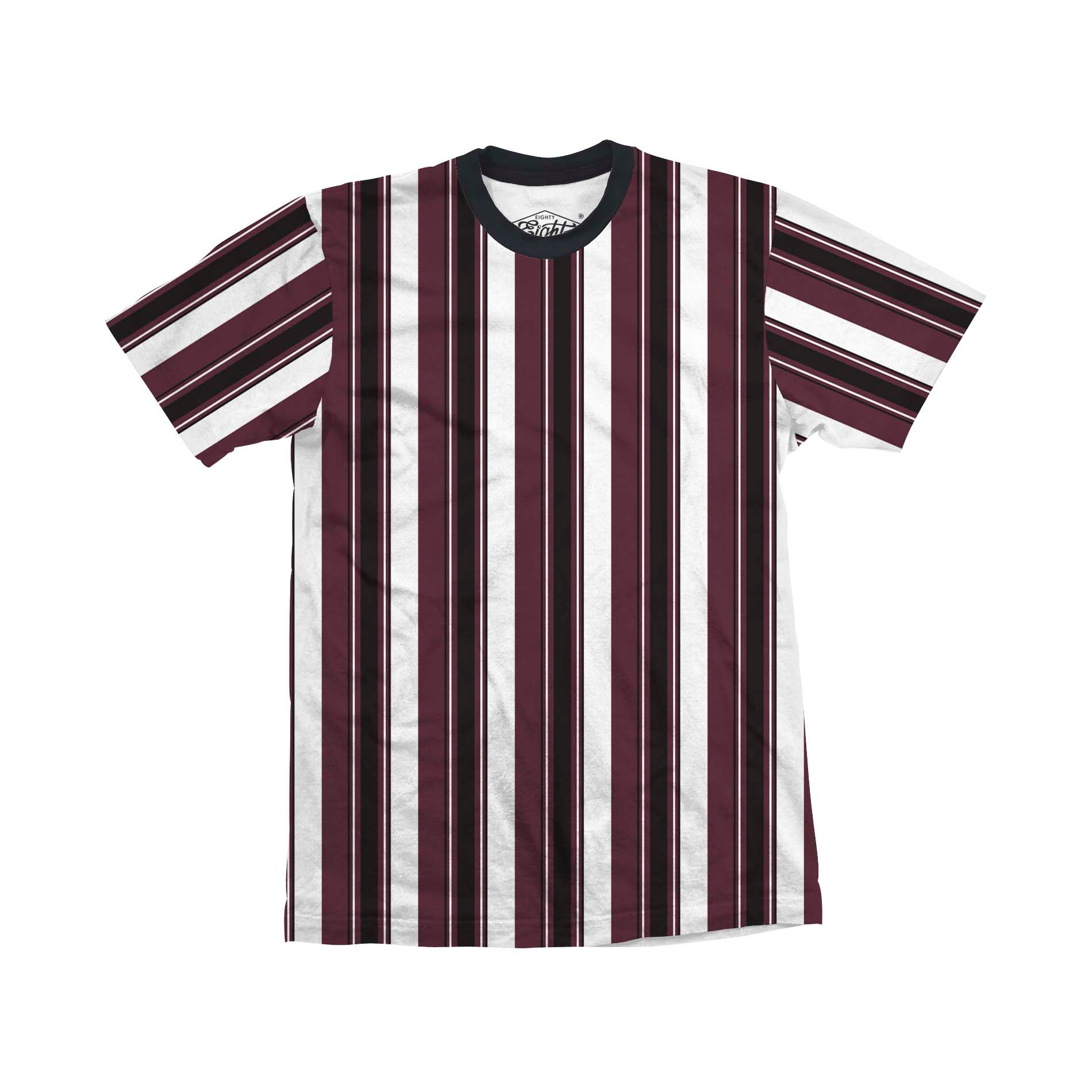 Burgundy Striped T-Shirt