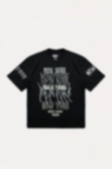 Black "New York" Boxy T-Shirt