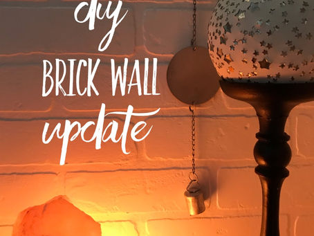 DIY: Brick Wall Update
