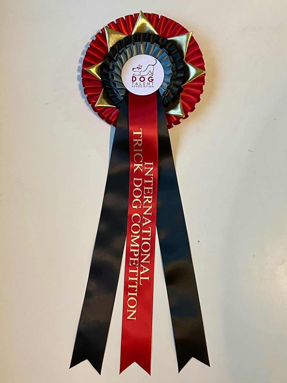 Thumbnail: International Trick Dog Competition Finalist Rosette