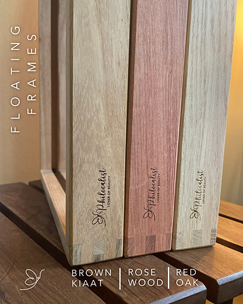 Wooden Floating Frame Options
