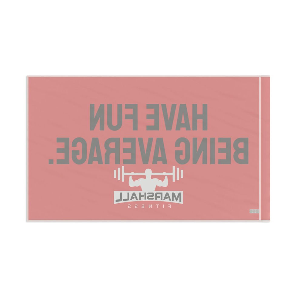 Thumbnail: HAVE FUN BEING AVERAGE.  Flag