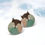 Thumbnail: arctic fox - Stud earrings
