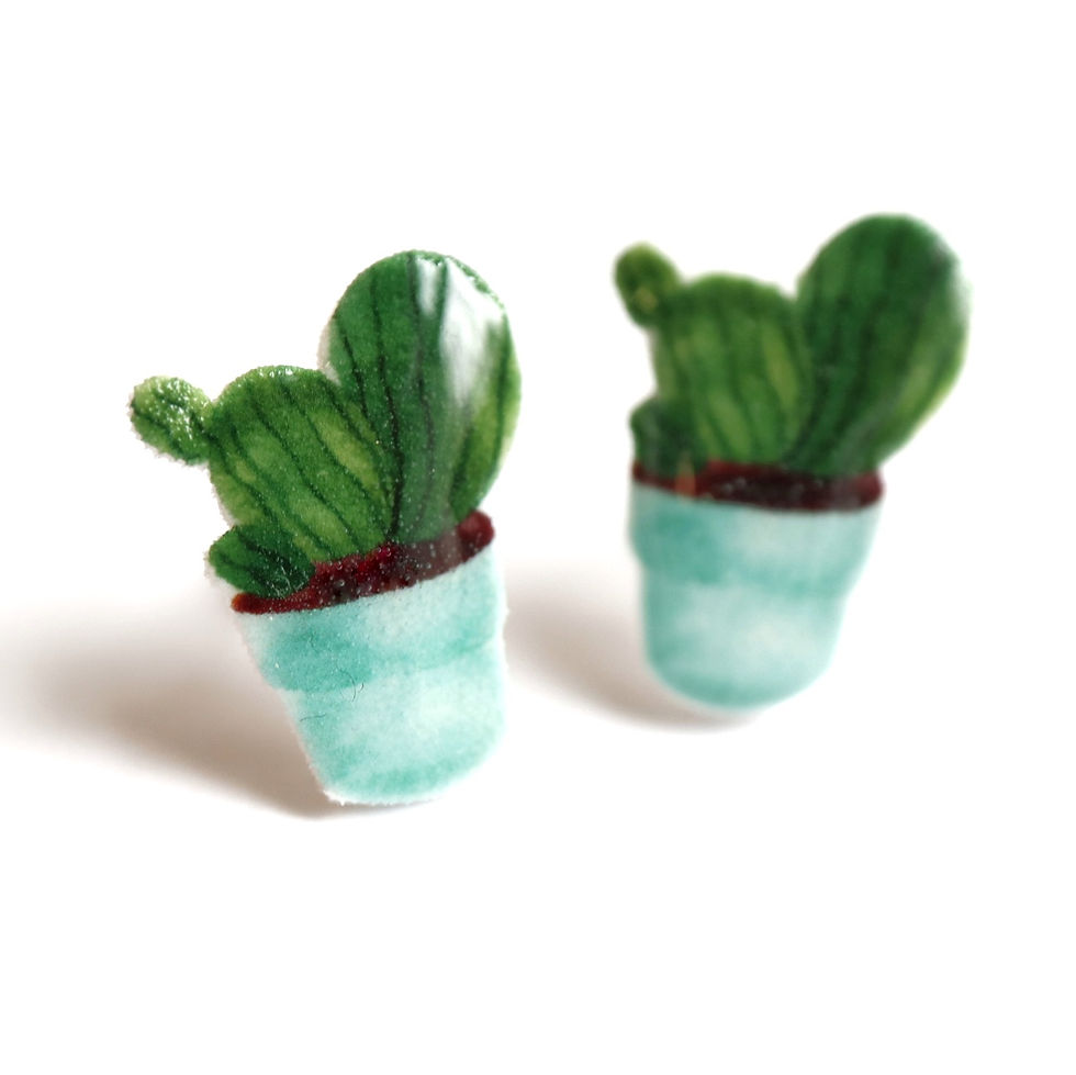 CACTUS I. - earring purses