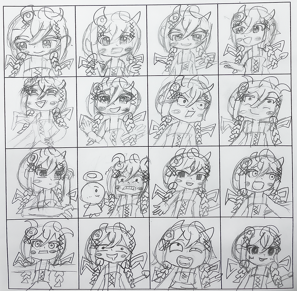 表情課題(小学生作)