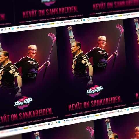 Salibandy, PlayOff-kevät 2015, mainontaa