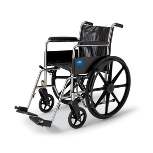 Folding Wheelchair with detachable leg rest