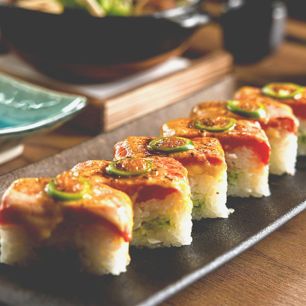 Salmon Oshi Sushi