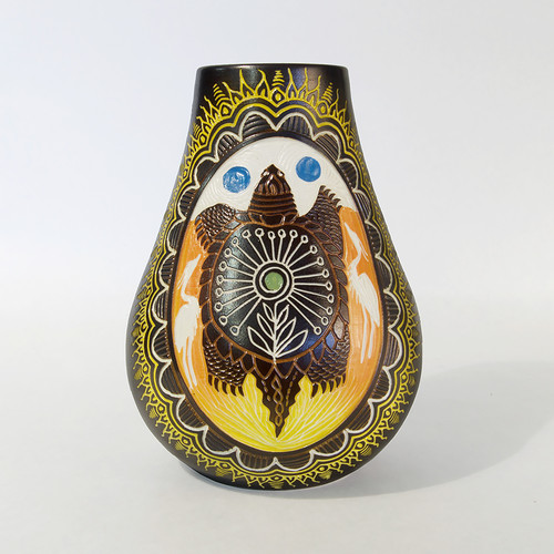 Turtle & Spider Web, 2007 (C155) | iroquoismuseum