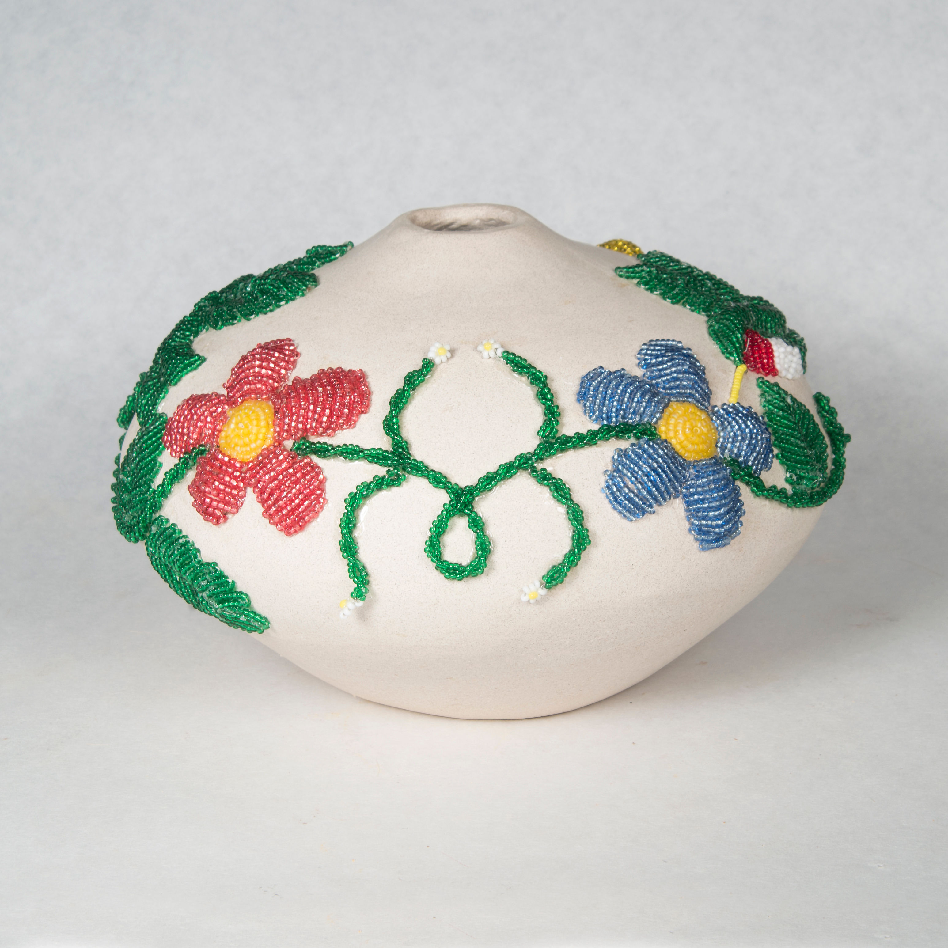 Pottery with Bead Details