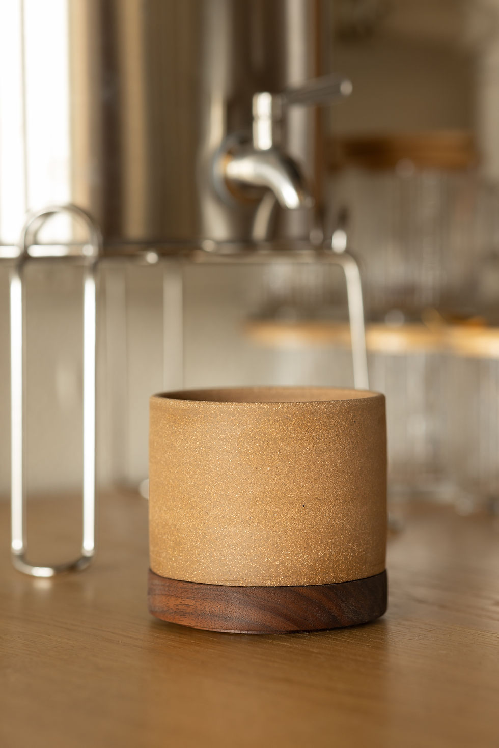 Thumbnail: Lid for Vanhoy Pottery Stoneware Cup