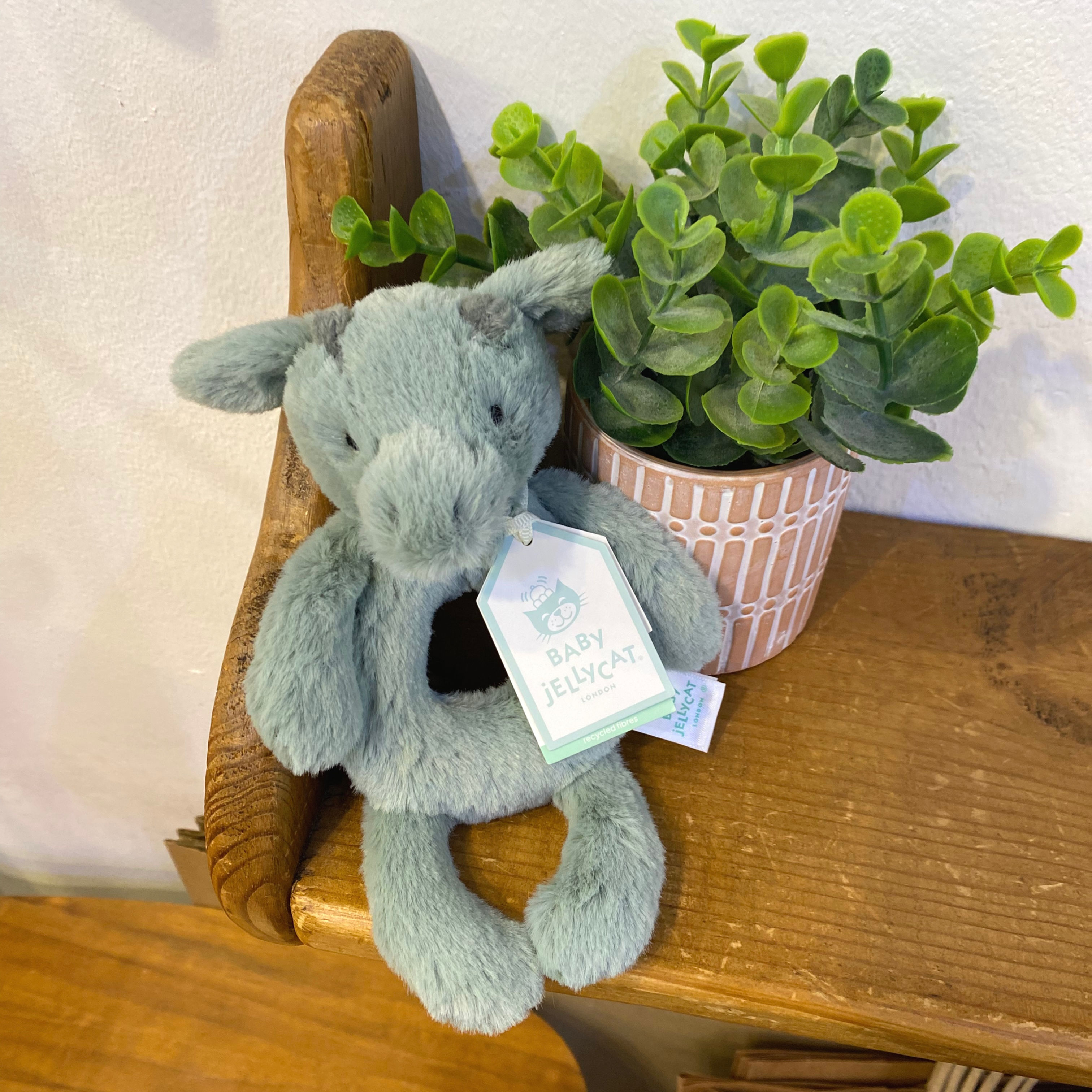 Jellycat Bashful Dragon Ring Rattle