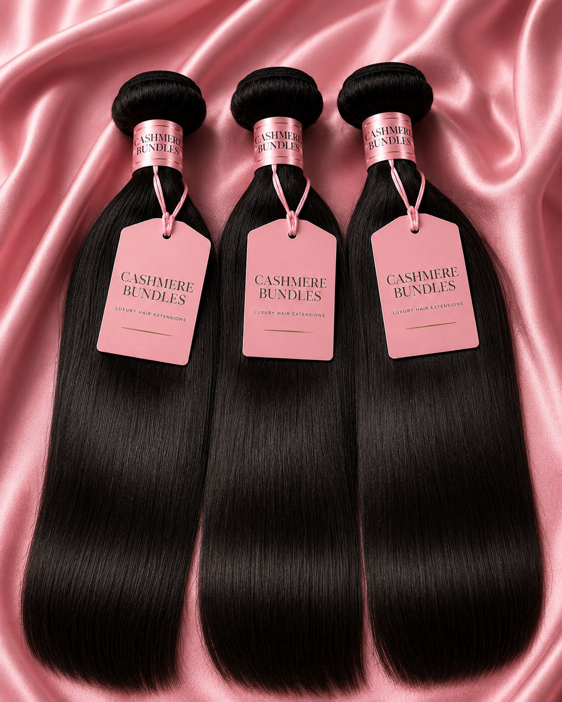 Cashmere Silky Straight Bundles