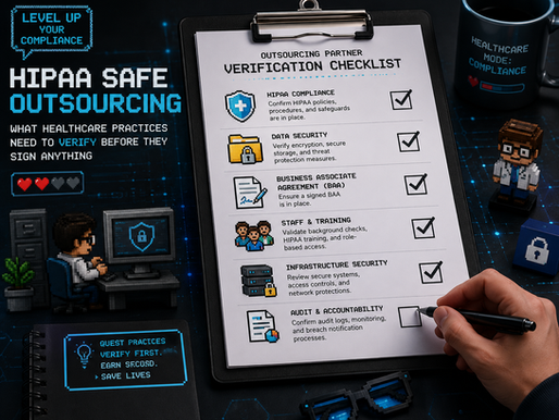 HIPAA safe outsourcing: what healthcare practices need to verify before they sign anything