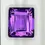 Thumbnail: Amethyst Emerald Cut, Amethyst Faceted Cut, Natural Amethyst, Size,13x15 MM Apro