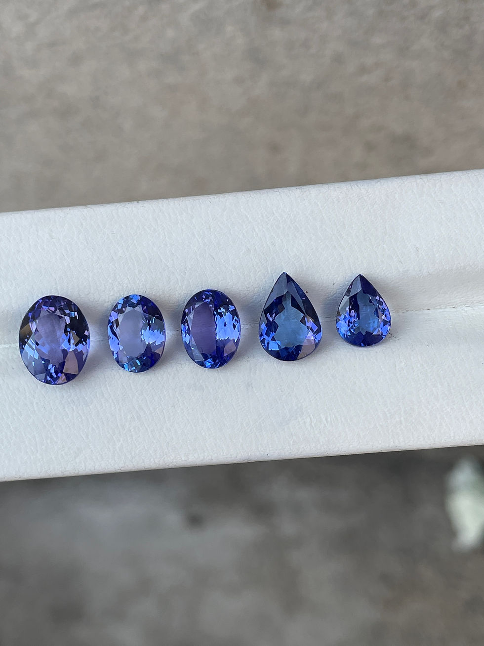 Thumbnail: Natural Tanzanite Mix Shape Amazing Color And Quality 