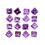 Thumbnail: Natural 4mm Amethyst Square Cut Gemstone – February Birthstone Loose Stone for J
