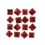 Thumbnail: Natural 4mm Garnet Square Cut Gemstone – January Birthstone Loose Stone for Jewe