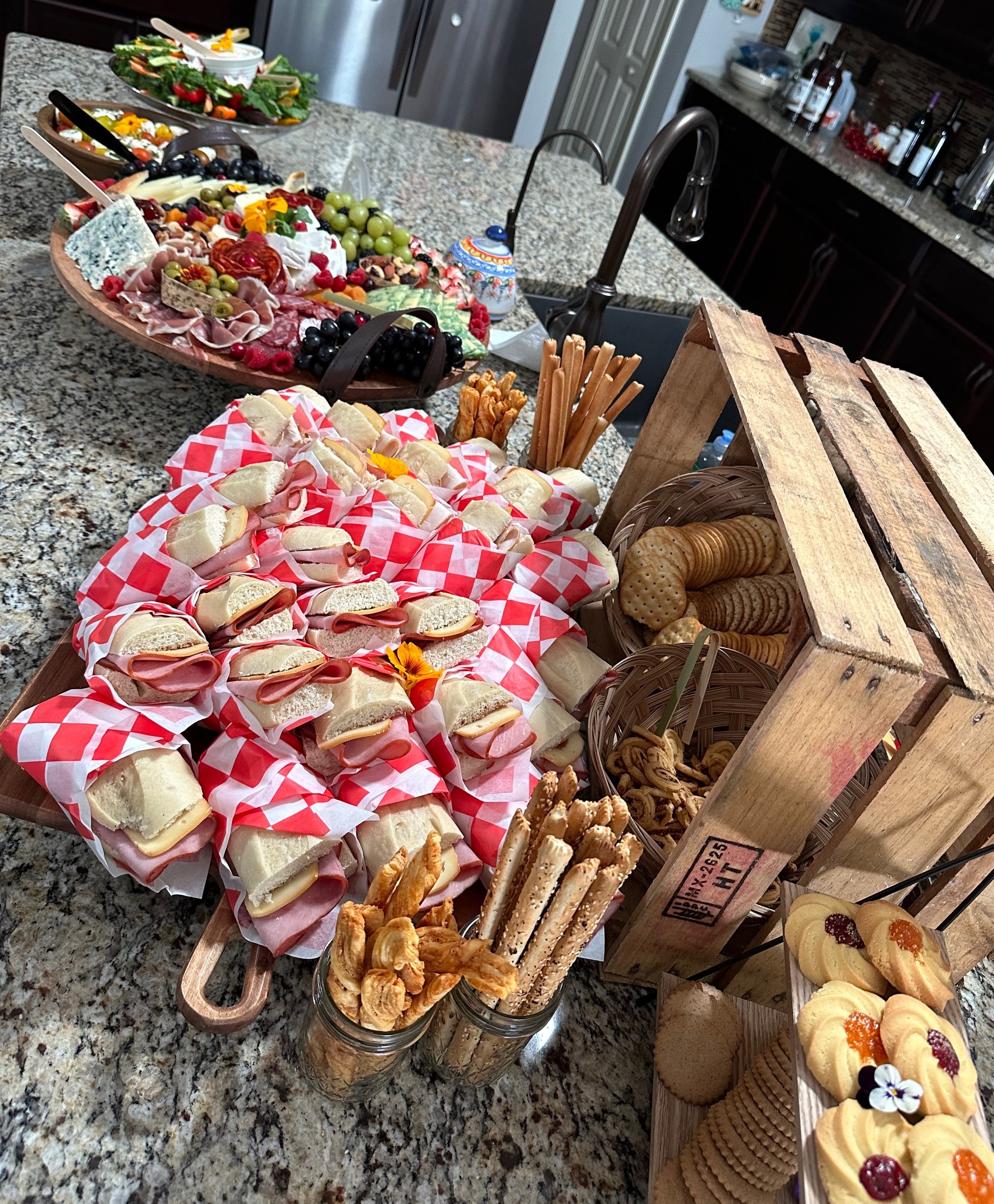 Arranged Food and Objects