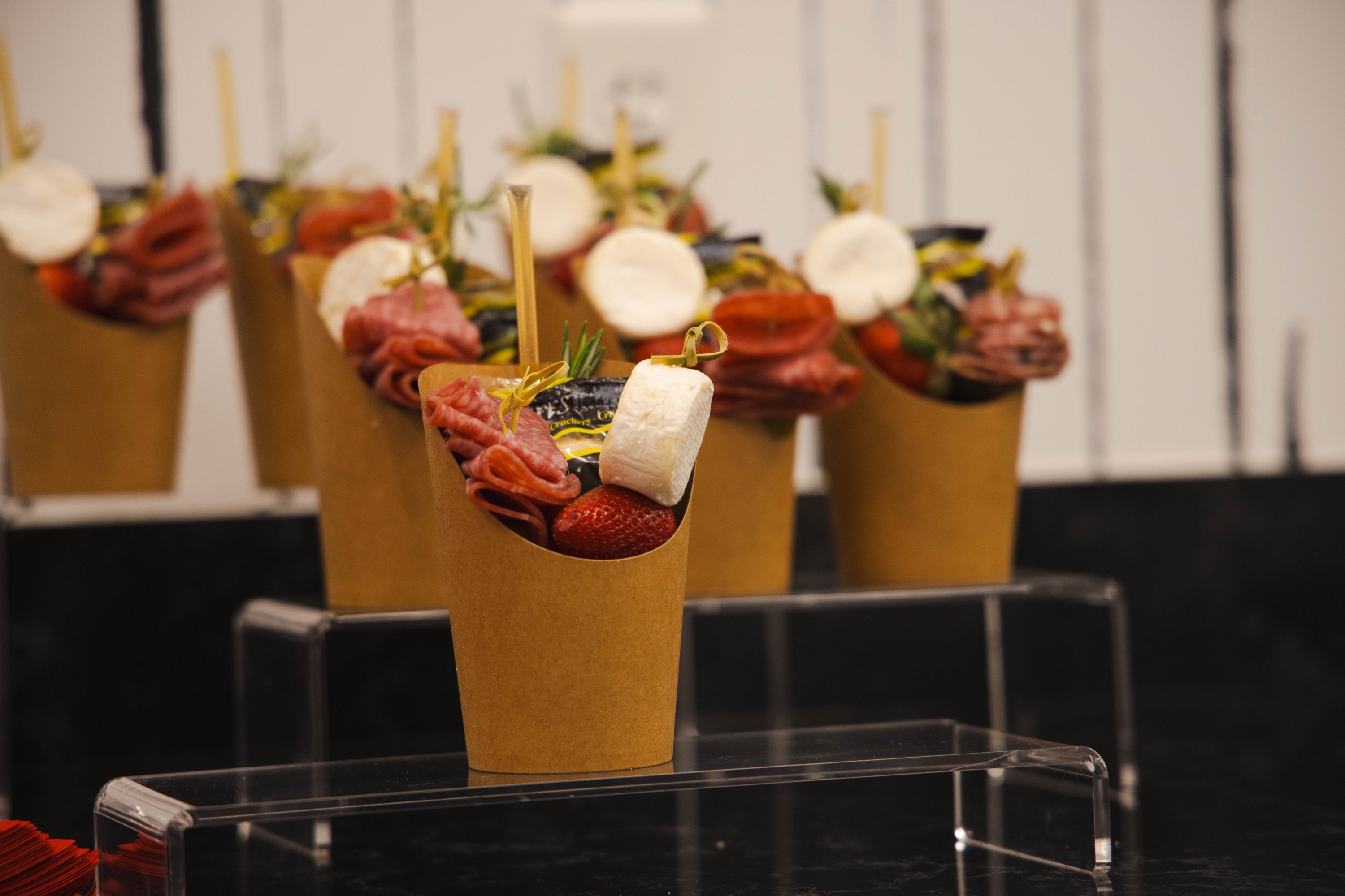Arranged Food and Objects