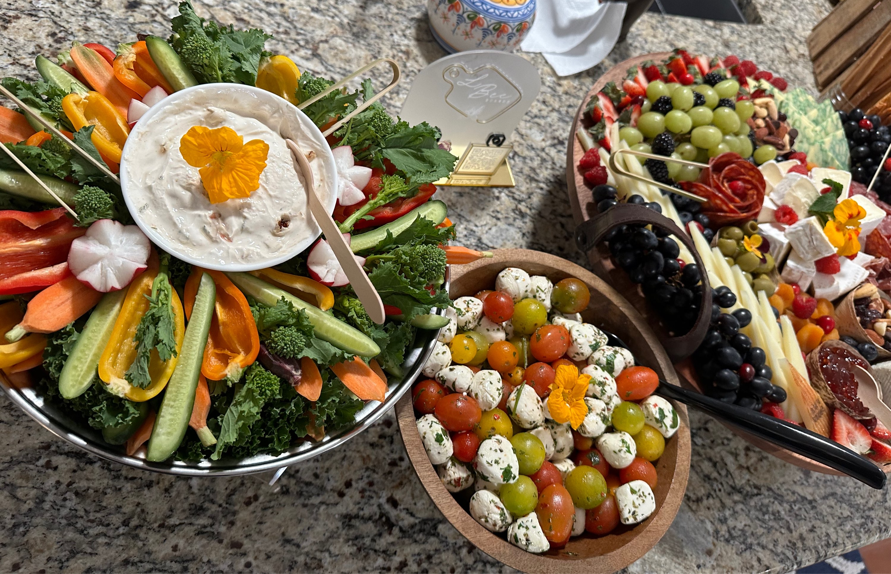Arranged Food and Objects