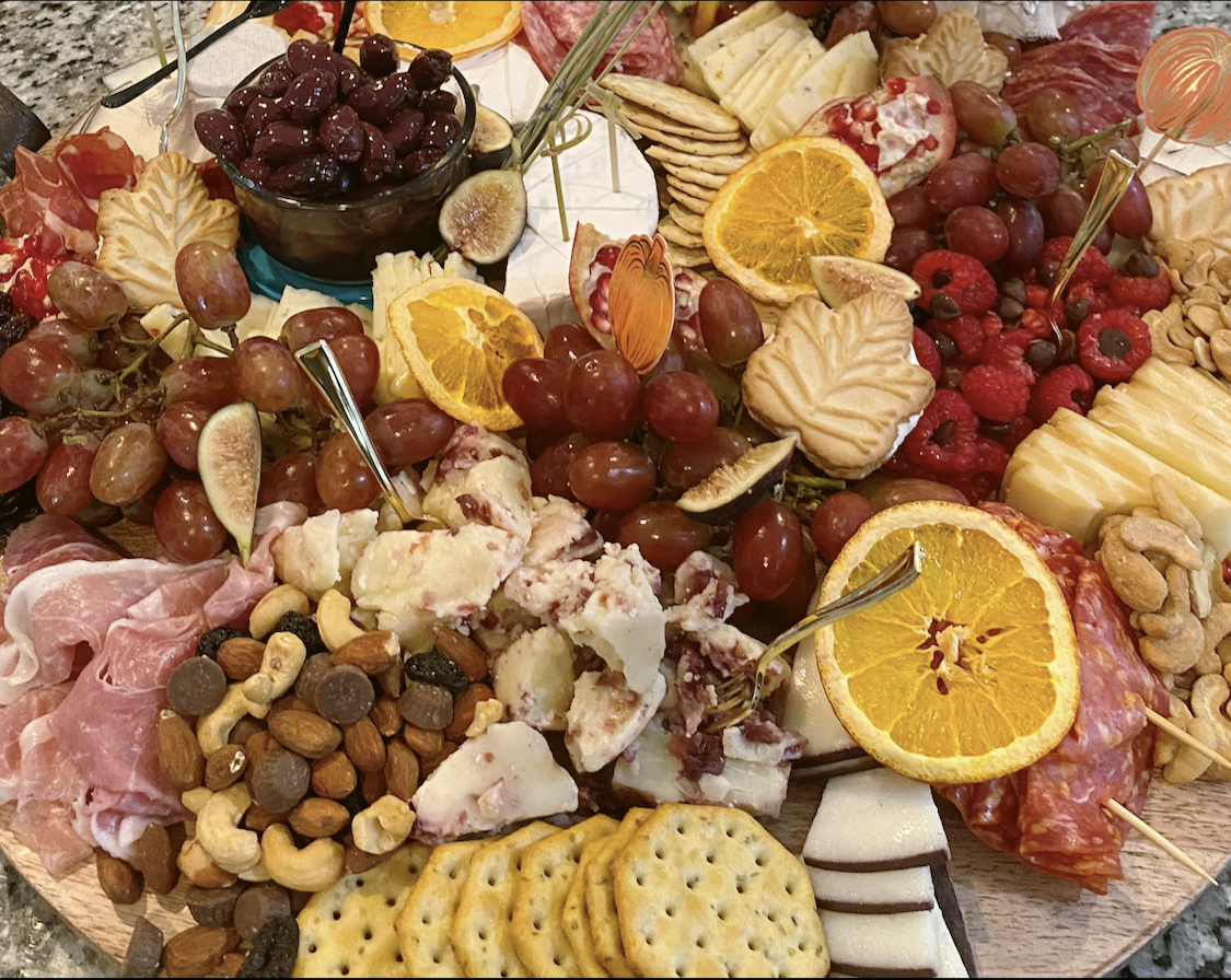 Arranged Food and Objects