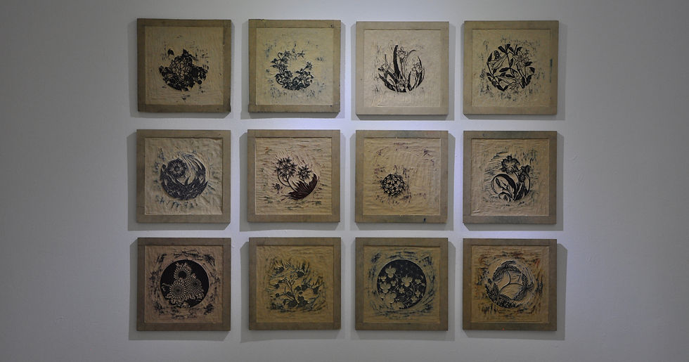 Botánica del Mundo Flotante / Matrices - MDF / 2016