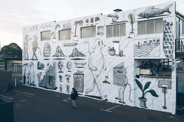 Andrew J. Steel in Stratton Lane, Glen Innes.

Photo: Brendan Kitto, 2015.
