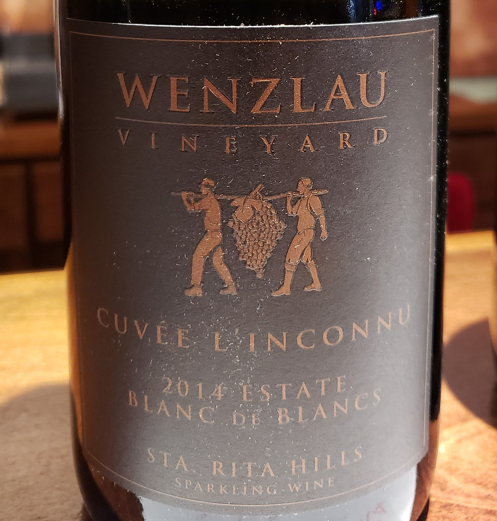 Wenzlau Blanc de Blancs Cuvee L’Inconnu, Sta Rita Hills 2014