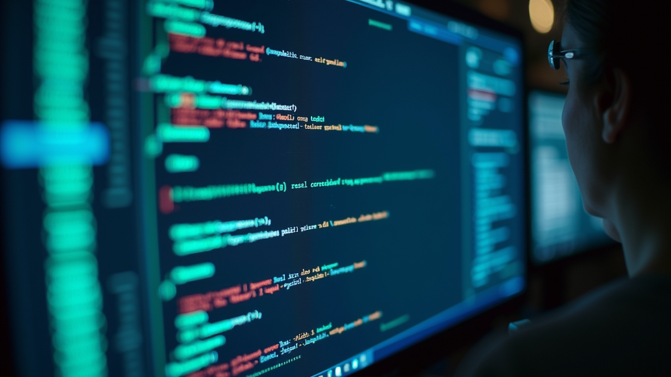 Close-up view of a computer screen displaying cybersecurity software