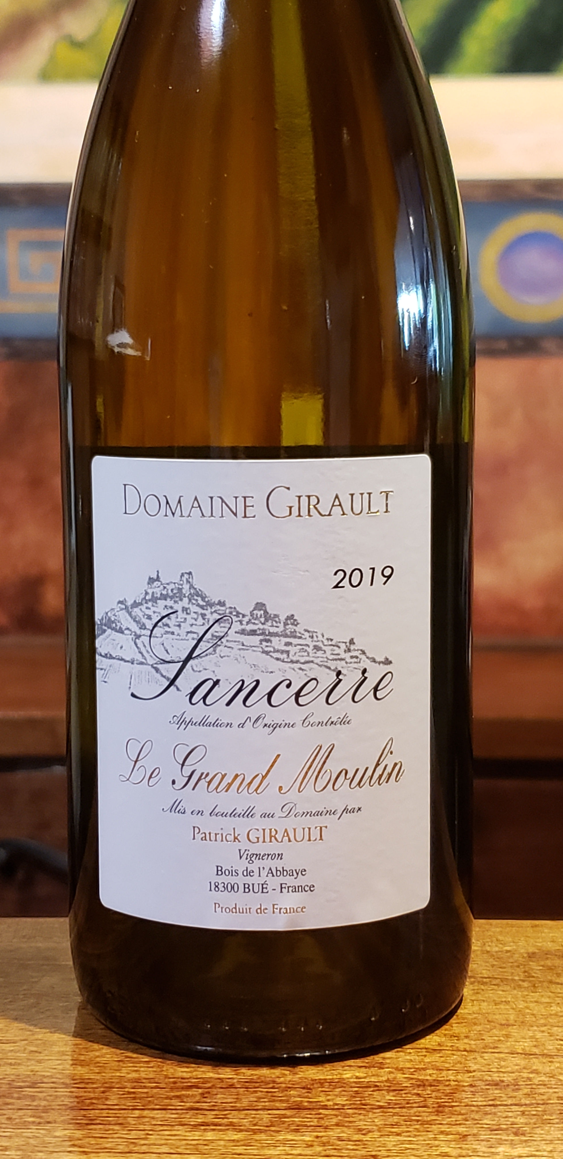 Domaine Girault Le Grand Moulin, Sancerre 2019