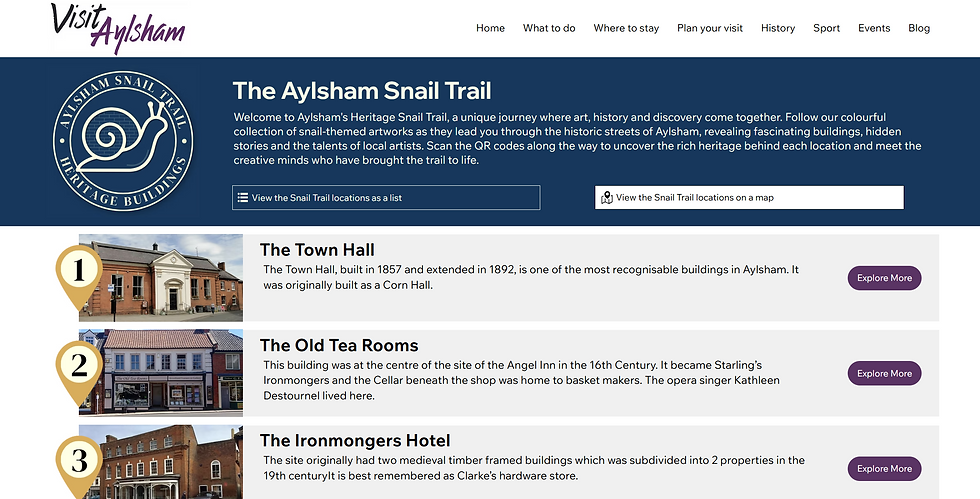 Snailsham website