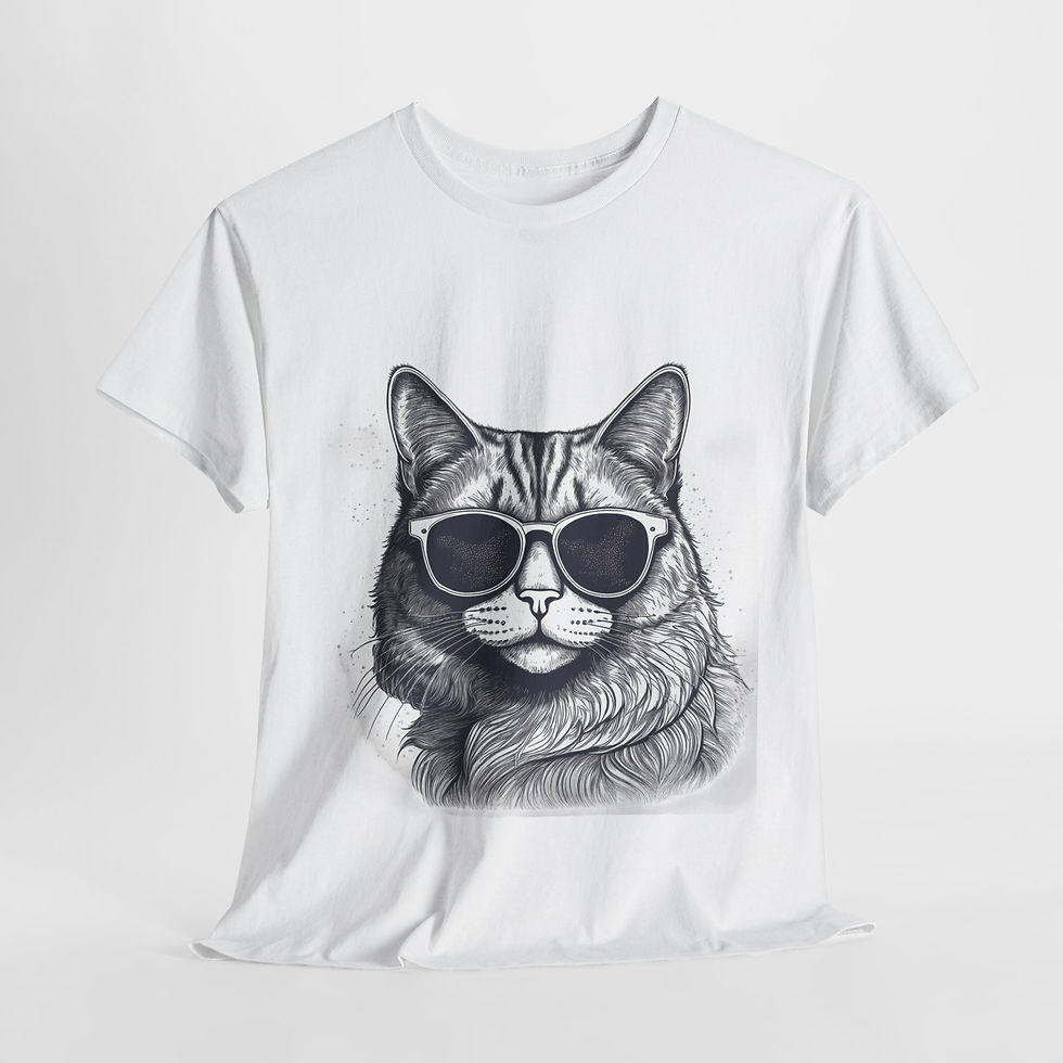 Thumbnail: Stay Feral - Cool Cat Tee
