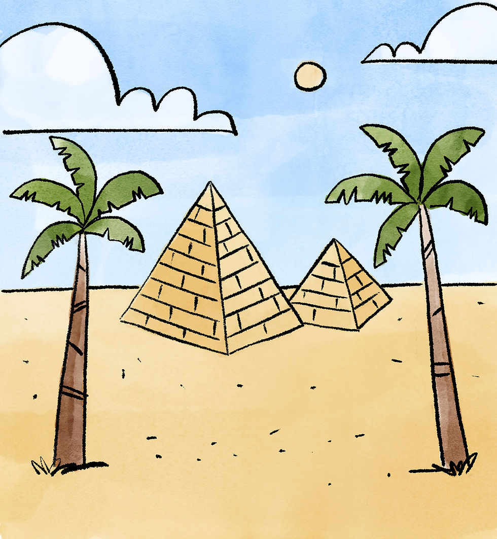 Egipto Clases de dibujo y arte para niños