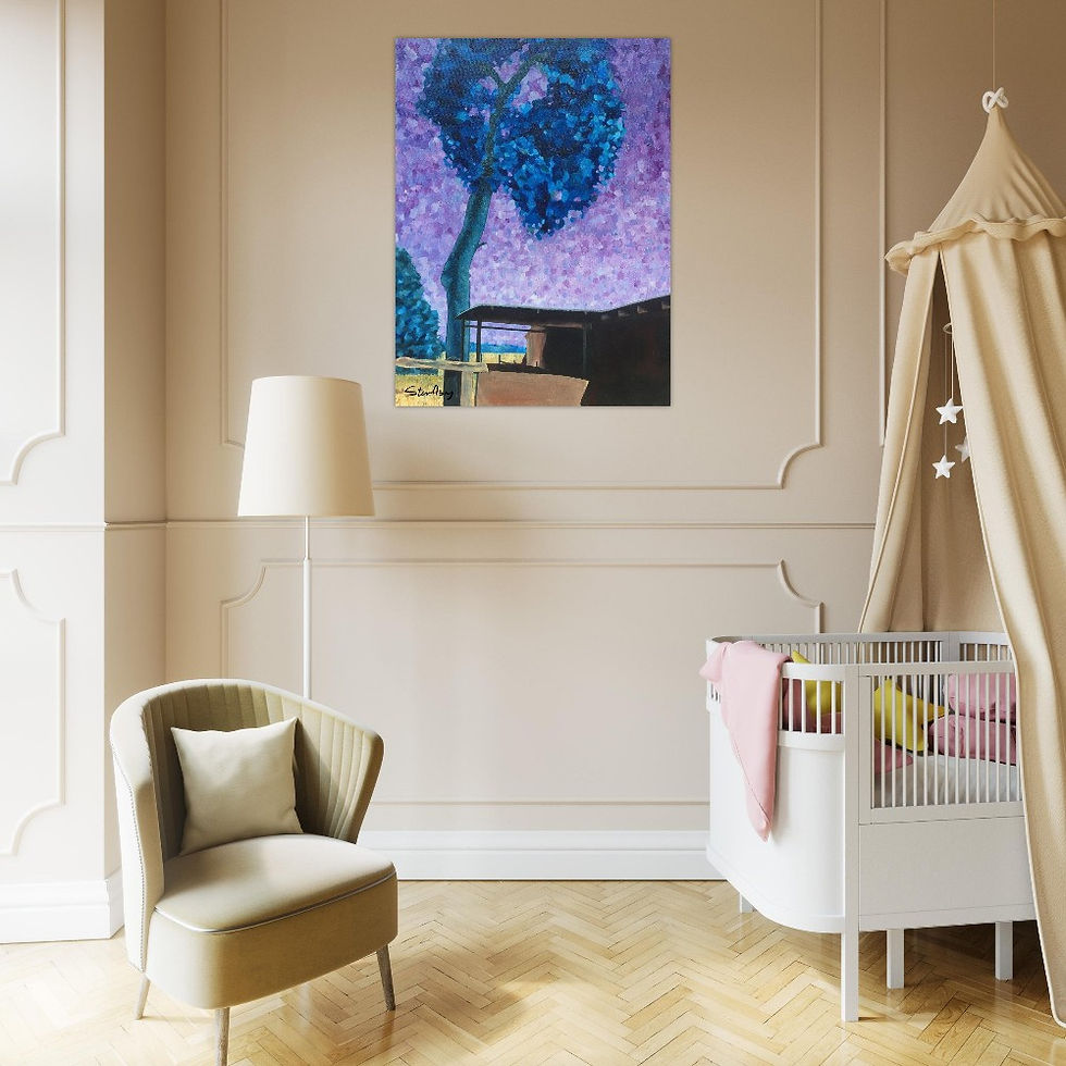 Thumbnail: "Cottonwood Dusk" Premium Matte Paper Poster