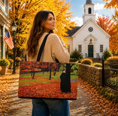 Thumbnail: "Fall In Paris" Autumn Weekender Tote Bag