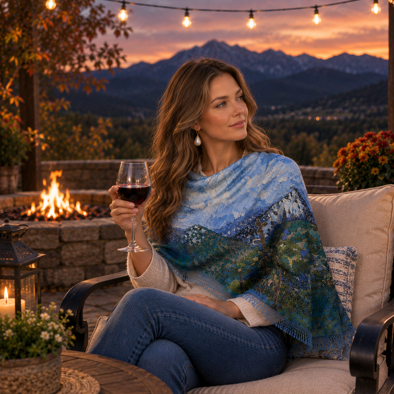 San Pedro Mountains Scarf