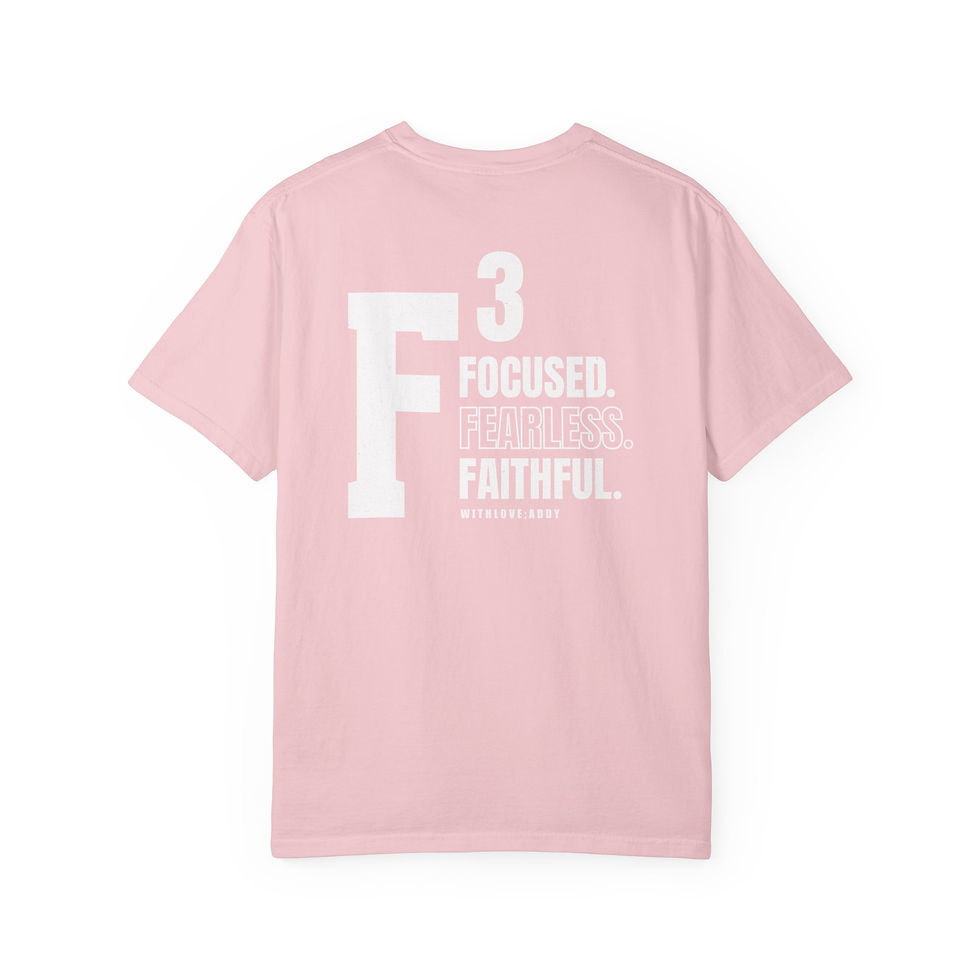 Thumbnail: Focused. Fearless. Faithful. T-shirt
