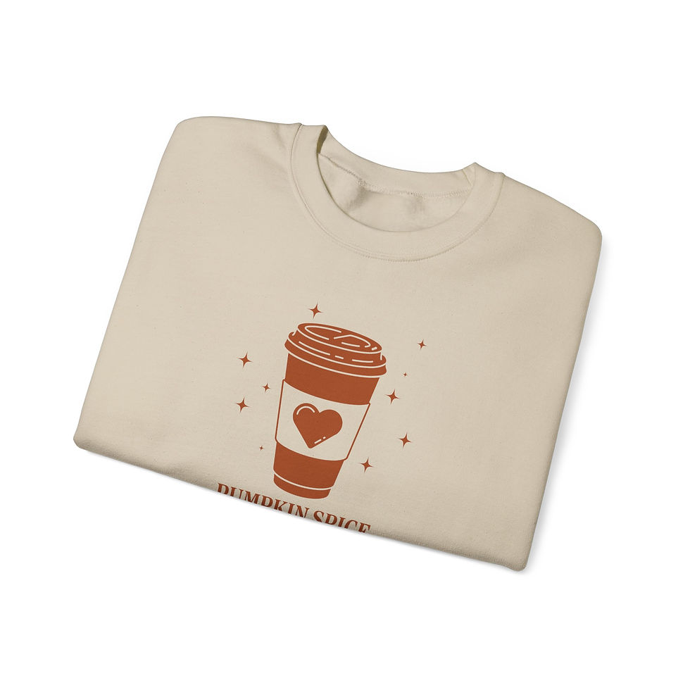 Thumbnail: Pumpkin Spice & Mental Health Crewneck Sweatshirt