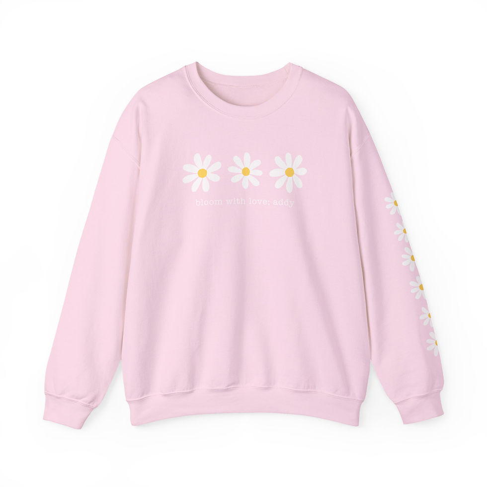 Thumbnail: Bloom With Love; Addy Sweatshirt