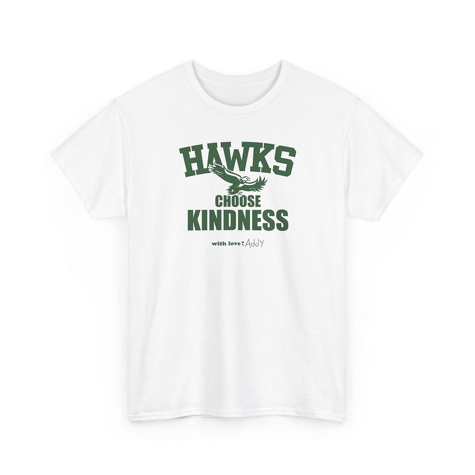 Thumbnail: Hawks Choose Kindness. WG Cotton Tee