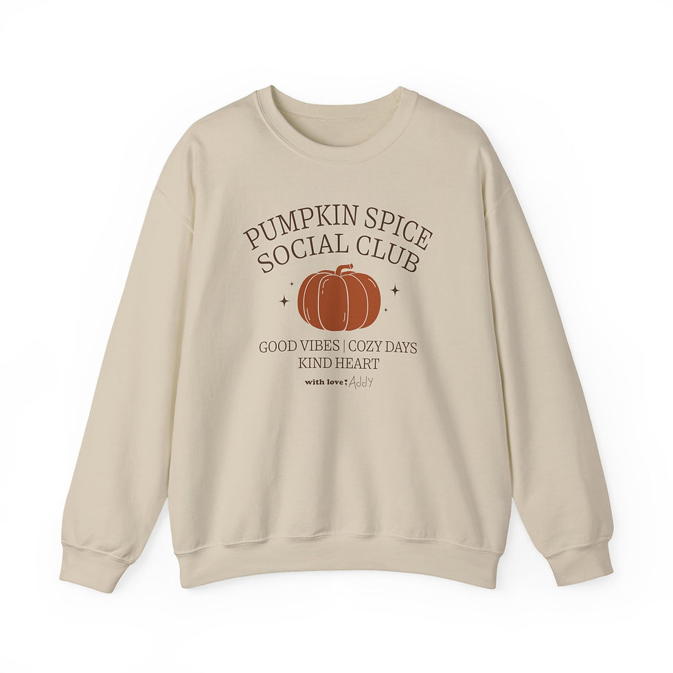 Thumbnail: Pumpkin Spice Social Club Crewneck Sweatshirt