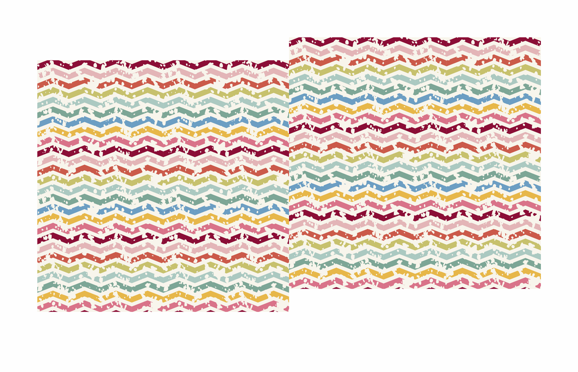 P37 - Rainbow Chevron